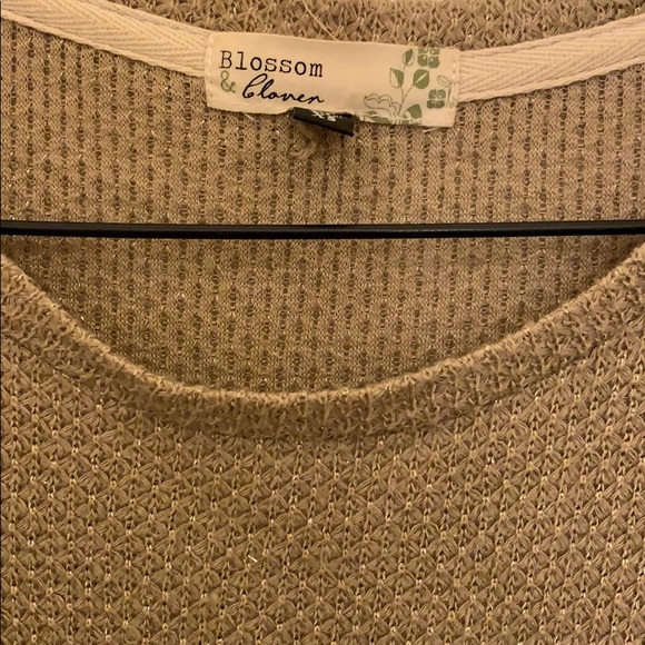 Mixed fabric blouse - Picture 2 of 3